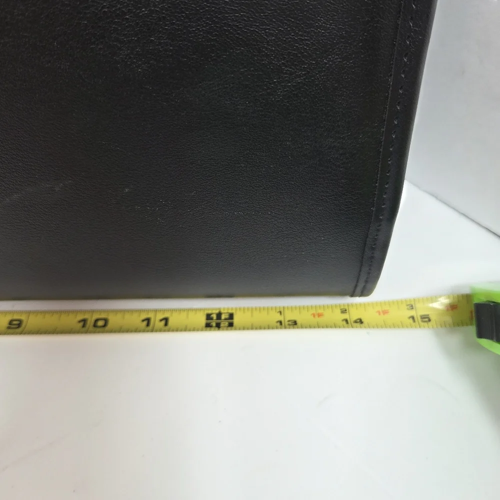 samsill 15670 professional faux leather padfolio zip close 3ring office career